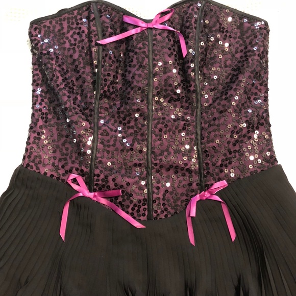 Betsey Johnson sequin tiered cupcake corset dress - Picture 5 of 8